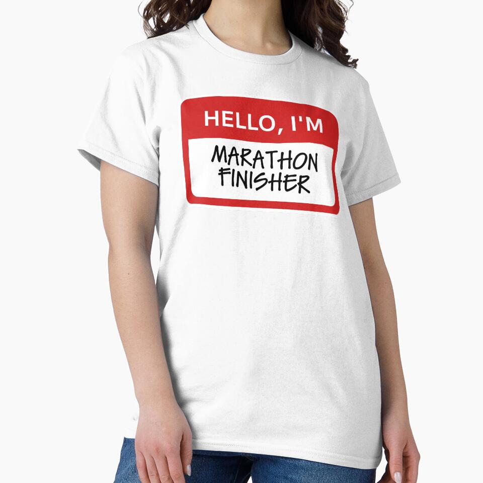 Hello I'm Marathon Finisher in Red by dalciau