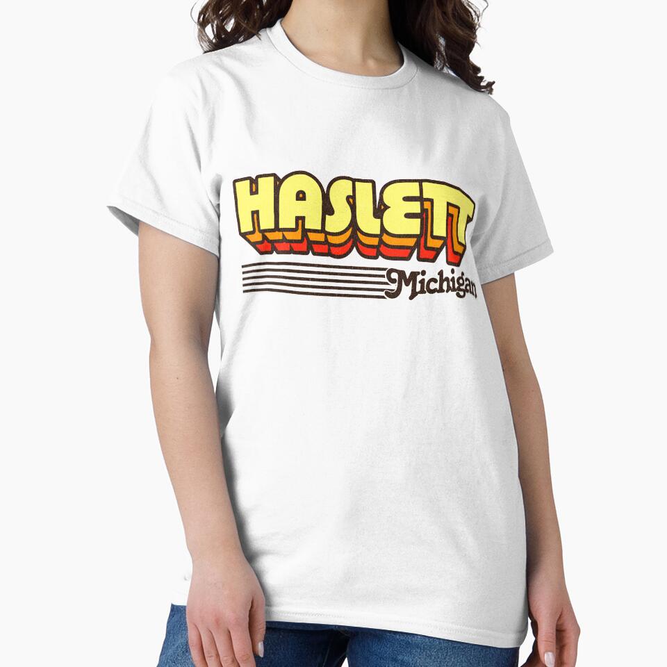 Haslett, Michigan | Retro Stripes by retroready