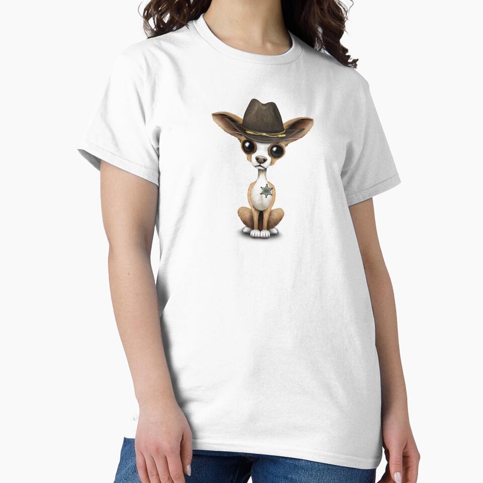 Cute Chihuahua Puppy Sheriff by JeffBartels