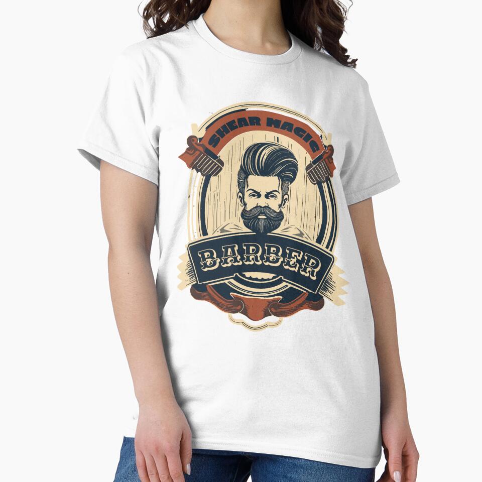 Vintage Barber Salon: Shear Magic by VoyteksDesigns
