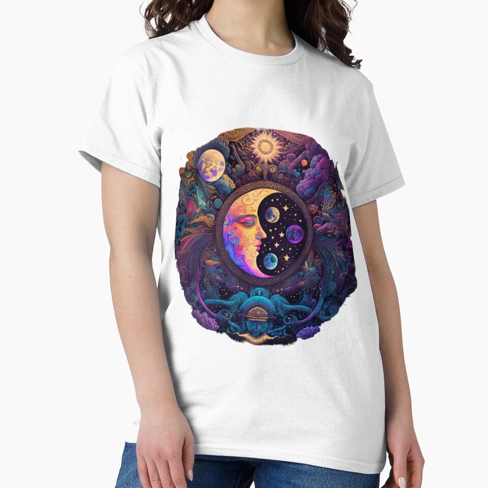A cluster of different moons orbits around a strange universe by LLdreams