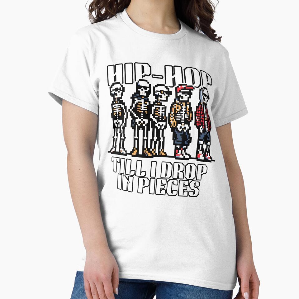 Hip-Hop Till I Drop in Pieces by CuteAndCozyTees