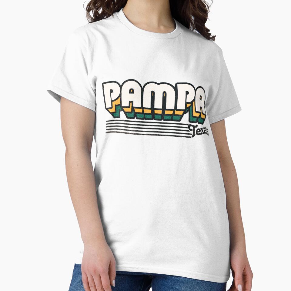 Pampa, Texas | Retro Stripes by retroready