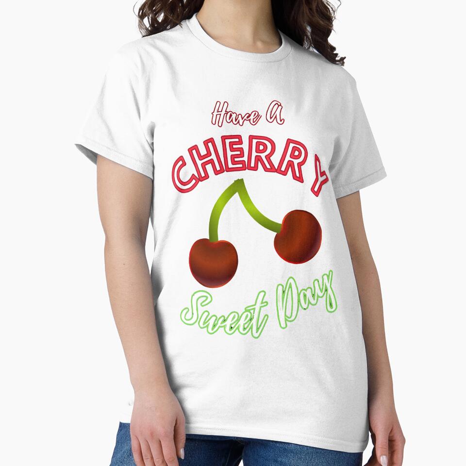 Positive Vibes Cherry | Retro Typography Art by HopeAndHustle