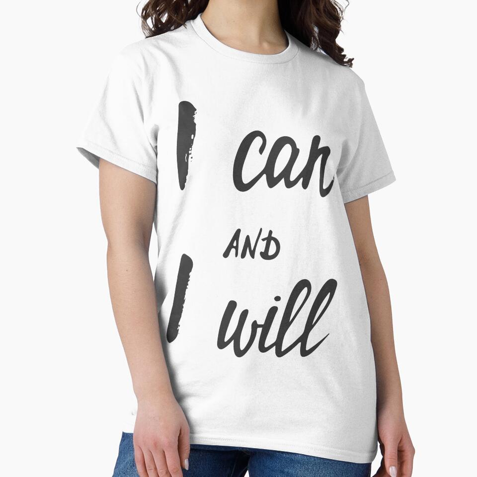 I Can and I Will Startup Inspirational Quote by ProjectX23