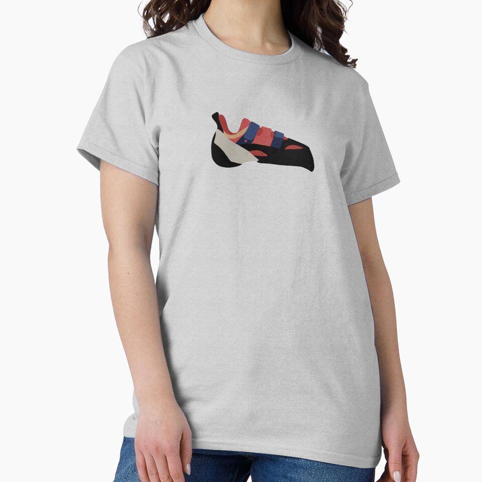 Pink Climbing Shoe by Kelly Guerin