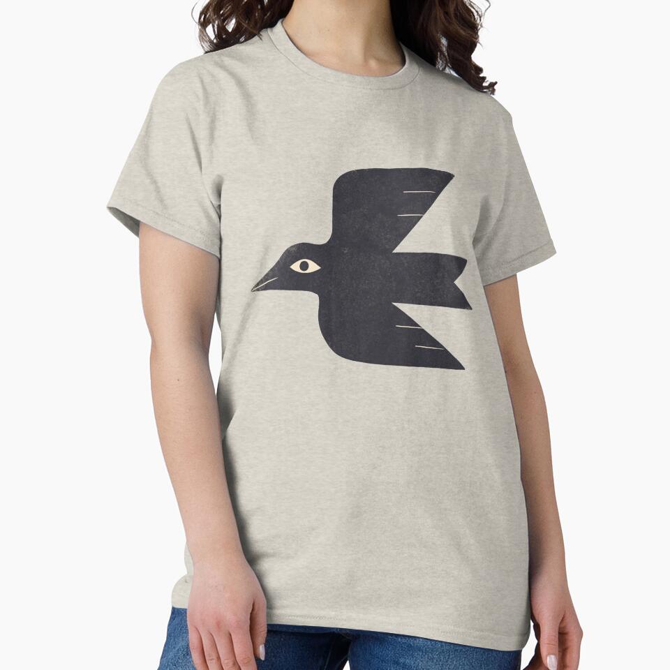 Minimal Blackbird No. 1 by Renea L Thull