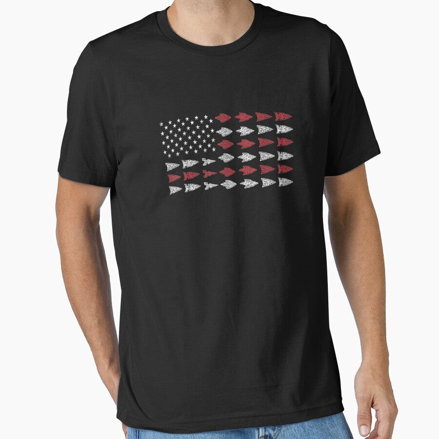 Arrowhead Hunting USA Flag by goombi-creative