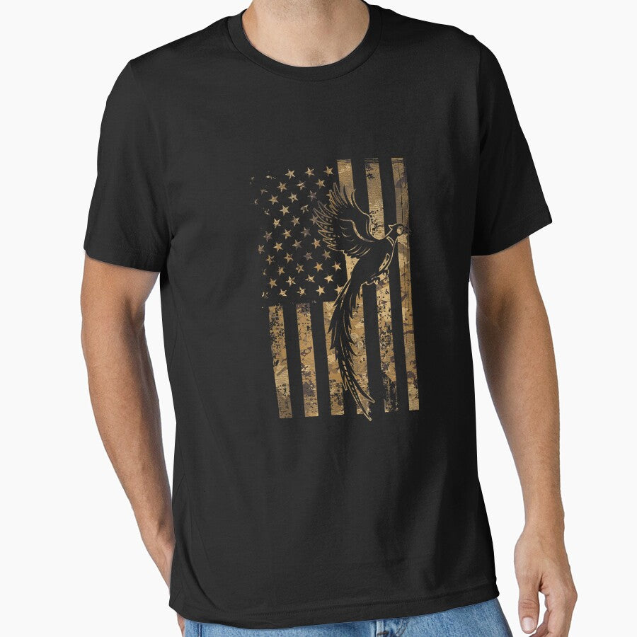 Pheasant Hunting American Flag Camouflage by goombi-creative