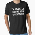 I'm Silently Judging Your Spreadsheet Funny Accountant by CuteLovelyDesigns