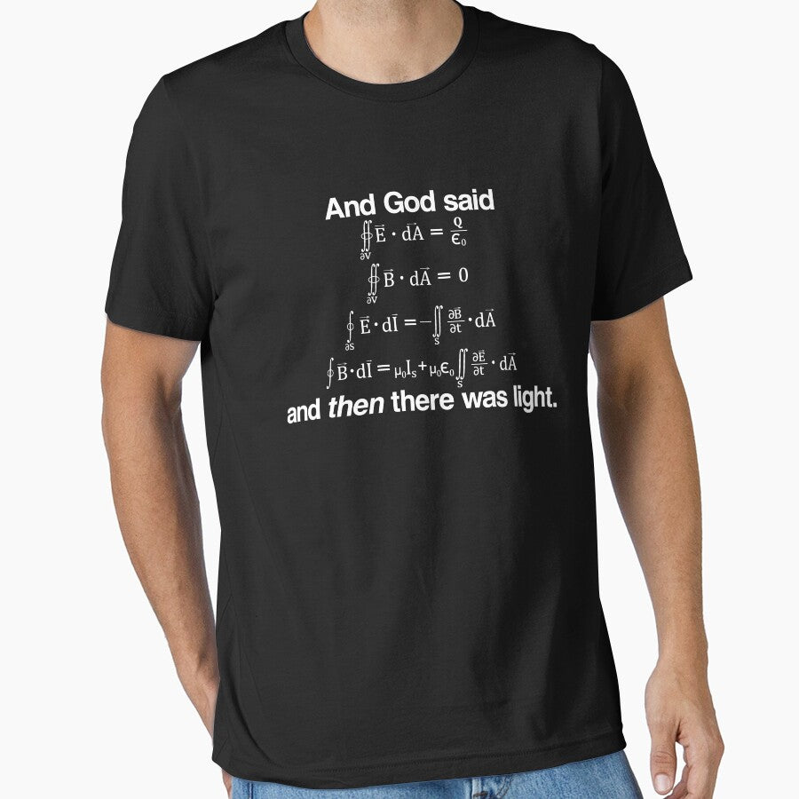 And God Said (Maxwell's equations) by squidyes