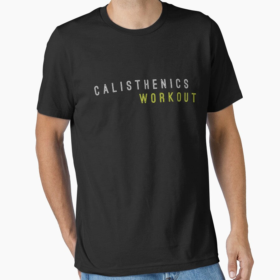 Calisthenics Workout Design T-shirt by Stefanoprince84