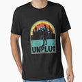 Unplug Hiking Apparel Hiker Funny Outdoor Enthusiast by Marie-Fernandez