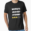 Funny World's Okayest Student Gag Gifts Average Stars by FazCreations