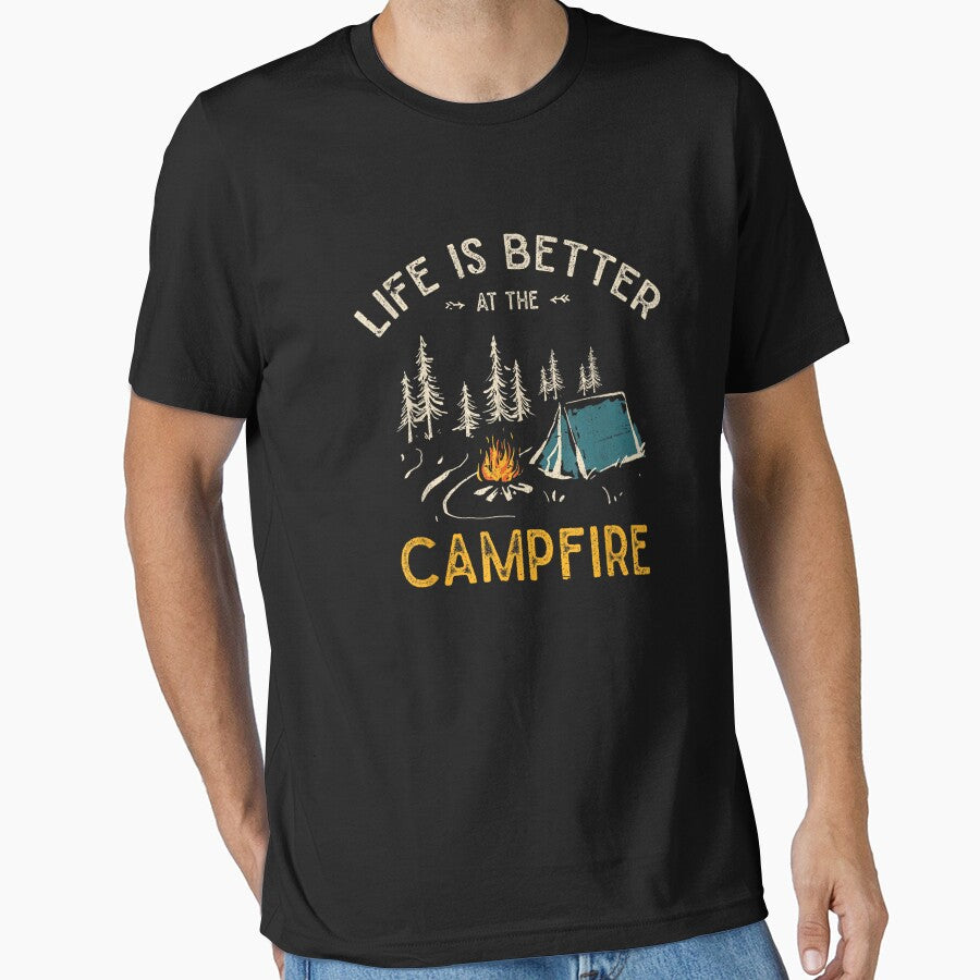 Camping Outdoor Campfire by goombi-creative
