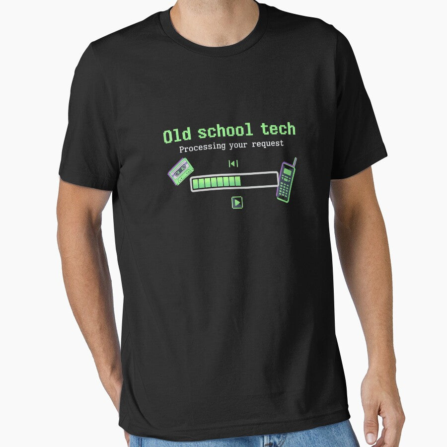 Old School Tech Processing Your Request Programmer Developer Retro Computing Enthusiast #1951 by pple-frame