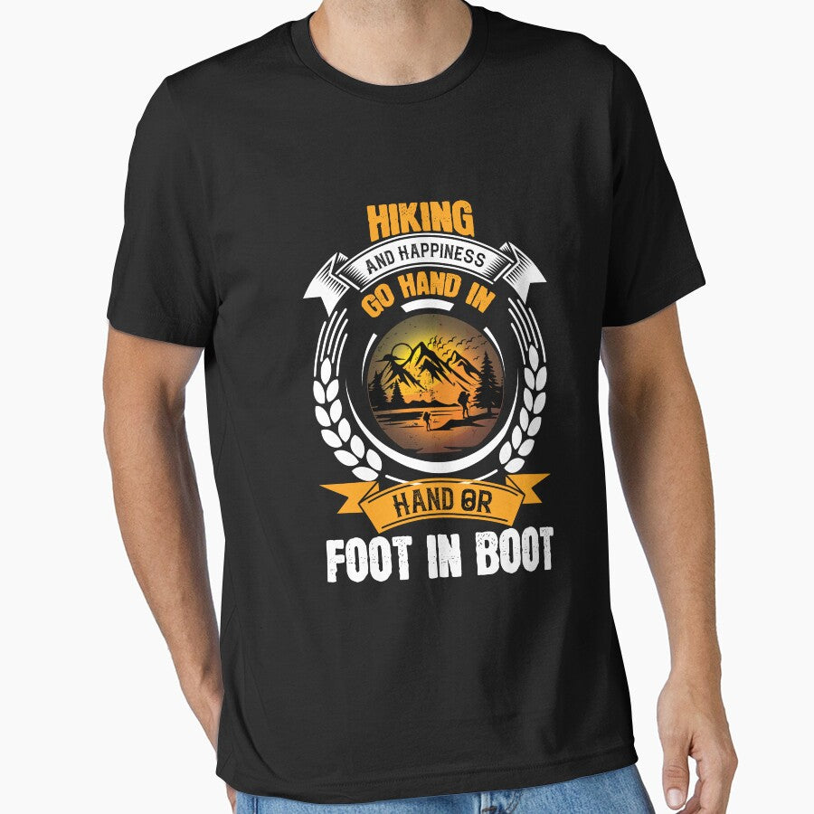 Hiking And Happiness Go Hand In Hand Or Foot In Boot by RED FIR