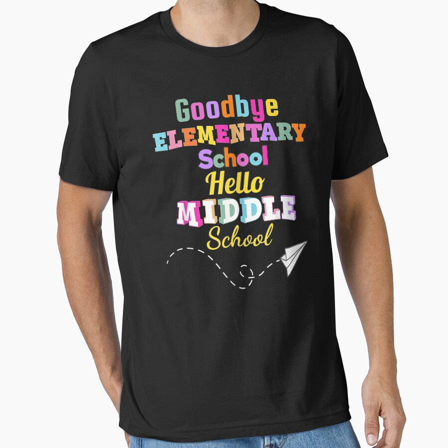 Goodbye Elementary School Graduation Hello Middle school by georgebuckart