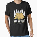 May The Forest Be With You Nature Lovers Camping Funny by DR-STORE