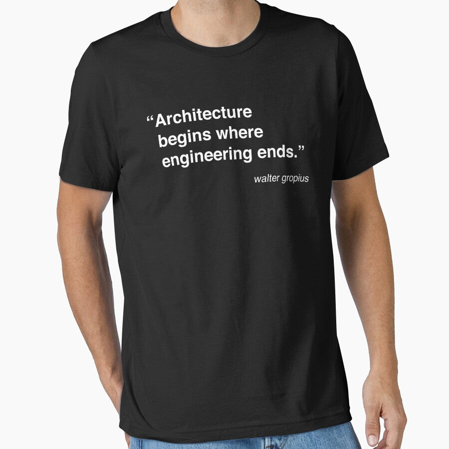 Architecture Quote - Walter Gropius by Bob Borson