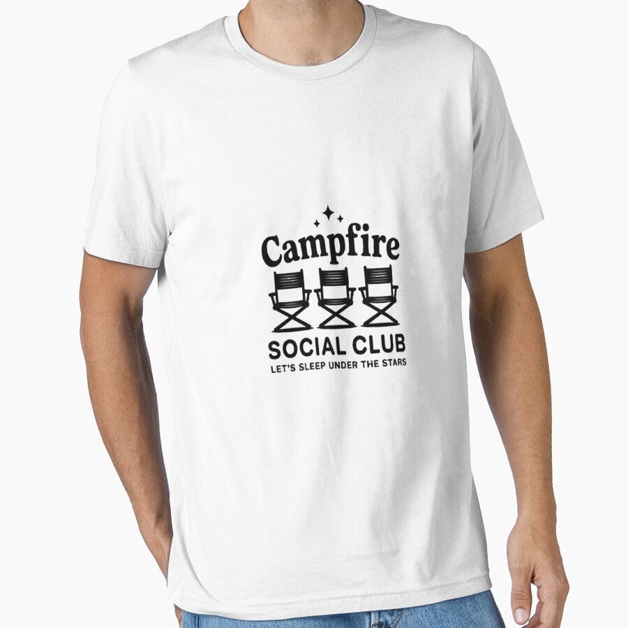 Campfire Social Club Camping Hiking Outdoor by SignaturalGen