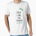 Green Living, Blue Horizons Environmental Protection Positive Quote by FemiBiutti
