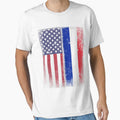 French American Flag France Usa by AmberMonger