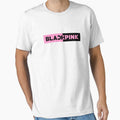 blackpink Logo Pink Rectangle by ruthwtp