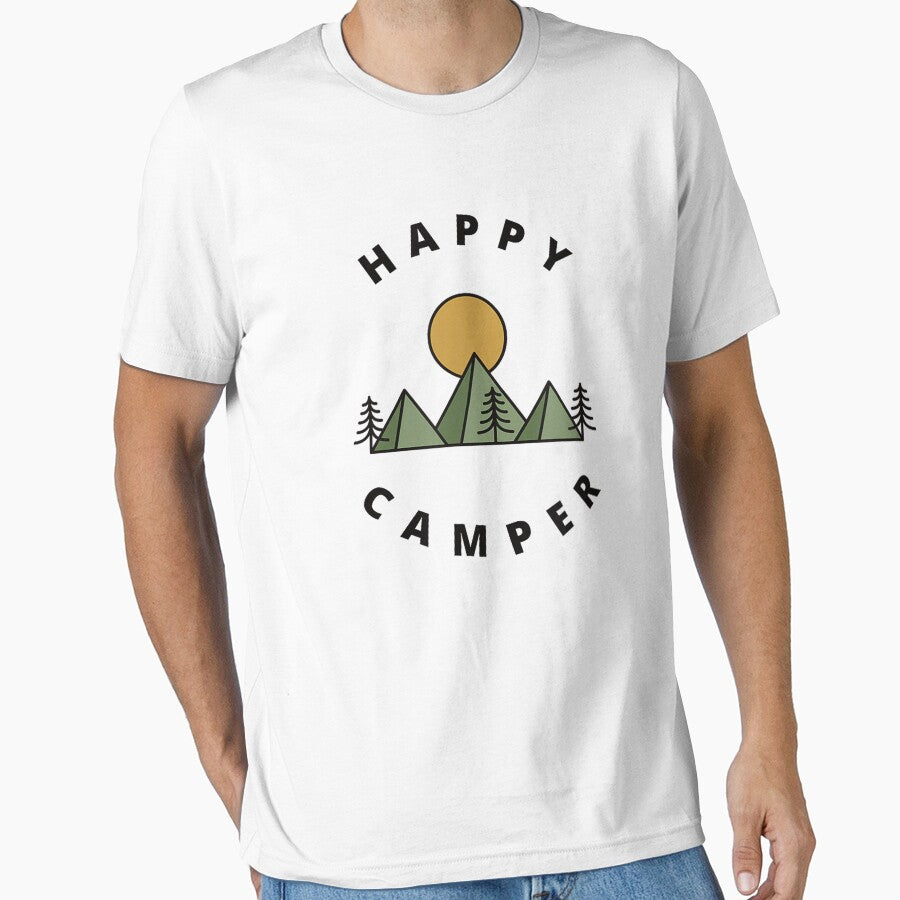 Camping Funny Forest Mountains by goombi-creative