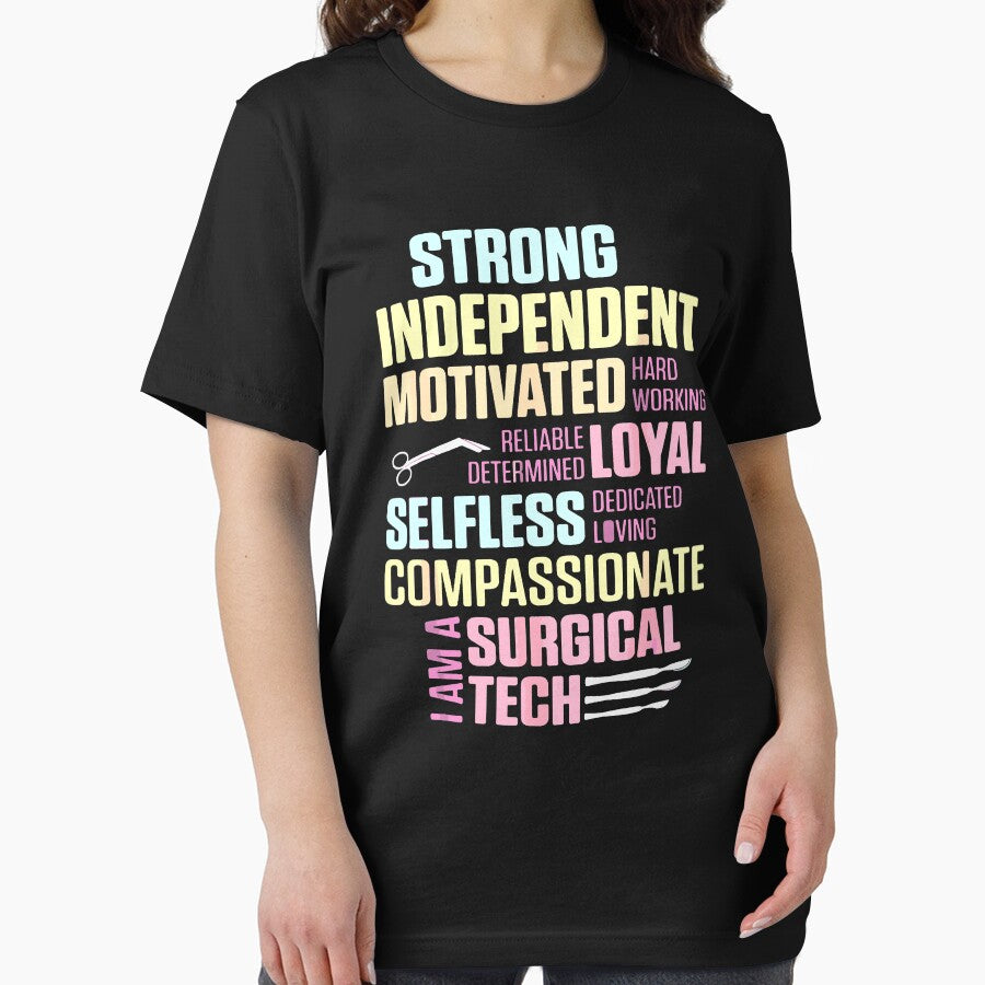 Surgical Technologist Rely Scrub Tech T-Shirt by septee