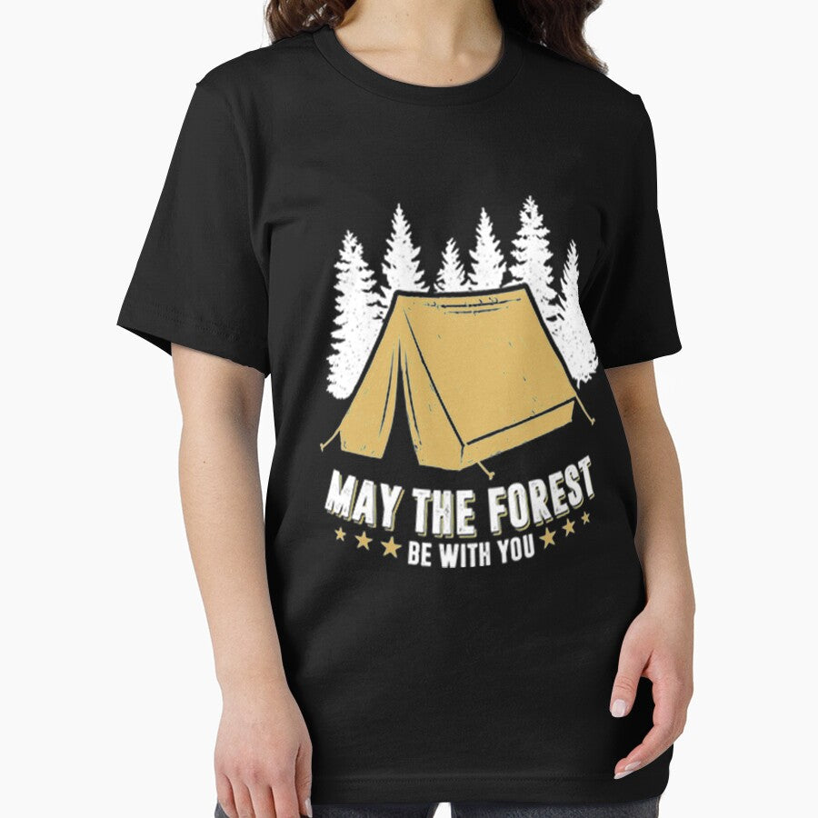 May The Forest Be With You Nature Lovers Camping Funny by DR-STORE