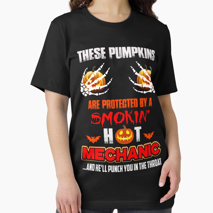 These Pumpkins Are Protected By A Smokie Hot Mechanic / Car Mechanic/ Auto Mechanic by Tee Hub