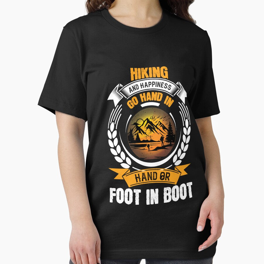 Hiking And Happiness Go Hand In Hand Or Foot In Boot by RED FIR