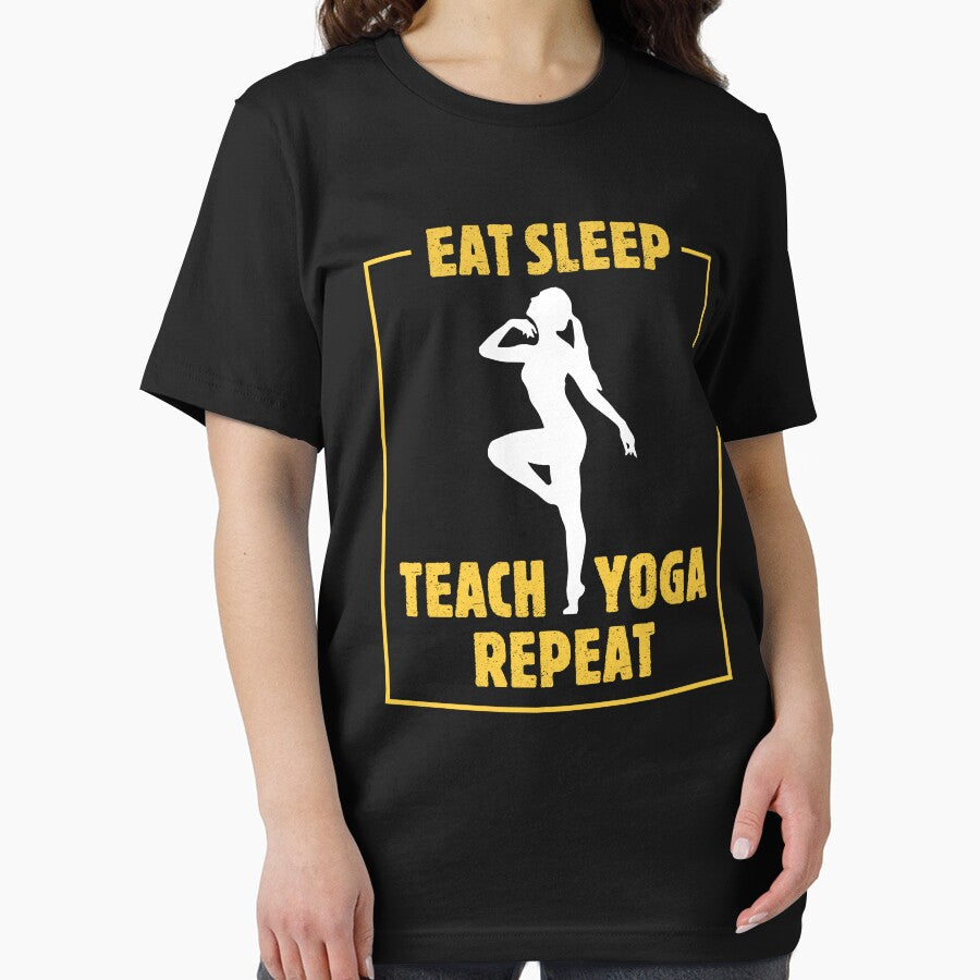 Eat Sleep Teach Yoga Repeat by teeperfect