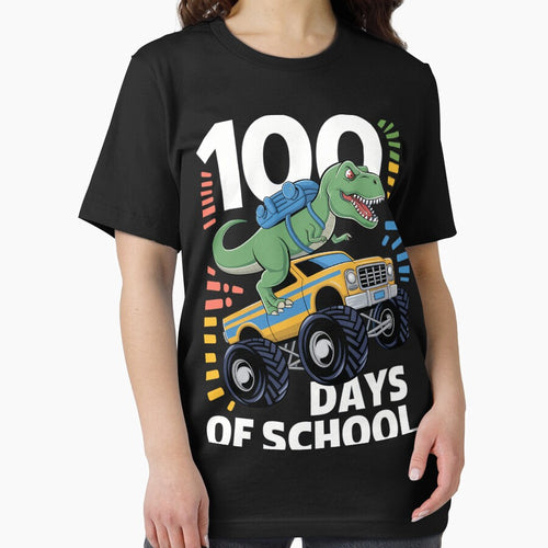 100th Day of School truck dinosaur by tearbytea