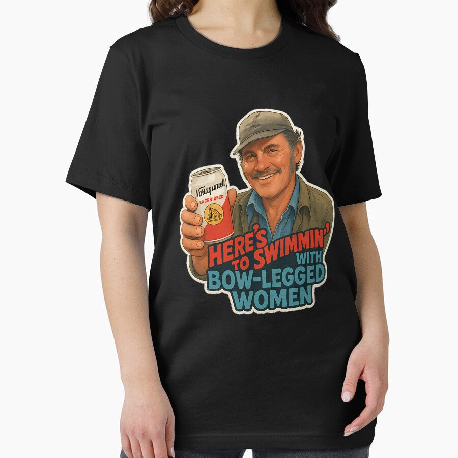 Heres To Swimmin  Quint Jaws Movie Quote by FridolinProbst