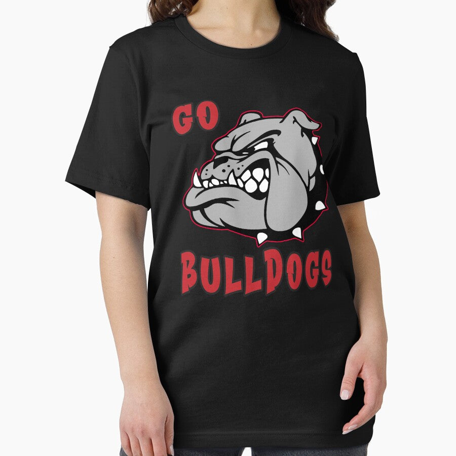 Go Bulldogs Bulldog School mascot by CardboardCotton