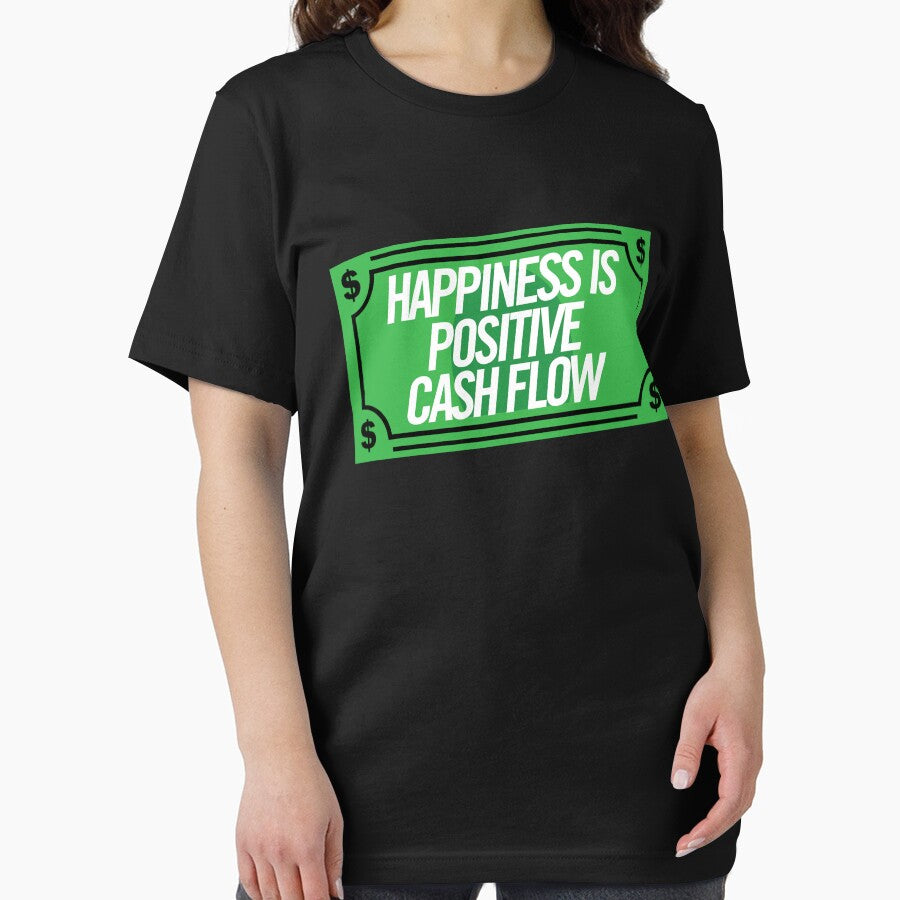 Happiness Is Positive Cash Flow Money Quote by everfreshtees