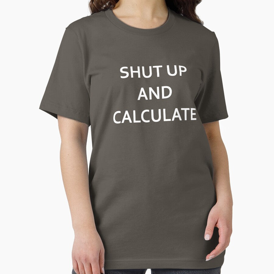 Shut up and calculate - Richard Feynman/David Mermin (White) by Patrick  Vedlog