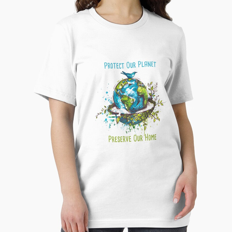 Protect Our Planet, Preserve Our Home Environmental Protection Positive Slogan by FemiBiutti
