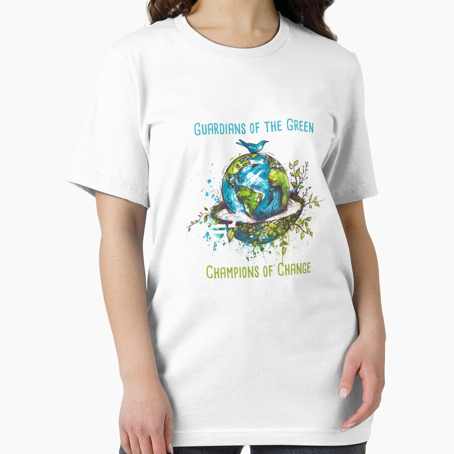 Guardians of the Green, Champions of Change Environmental Protection Positive Slogan by FemiBiutti