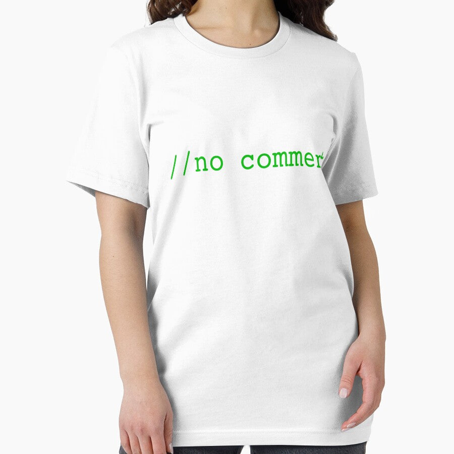 No Comment Funny Coder Technology by JuxNdx