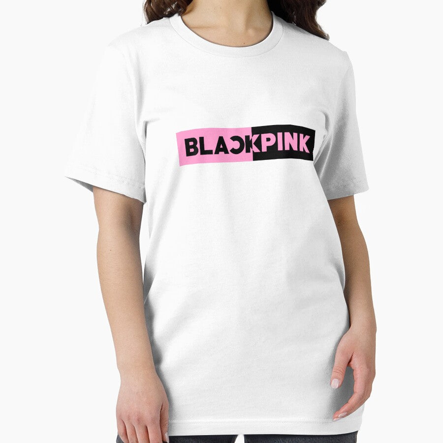 blackpink Logo Pink Rectangle by ruthwtp