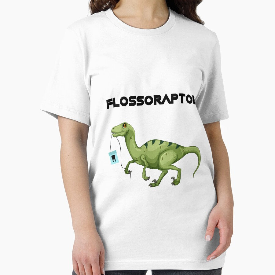 Floss Flossoraptor Hygiene Dental Funny -Dentist Gift by miracletee