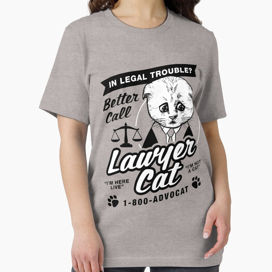 Lawyer Cat by Yipptee Shirts