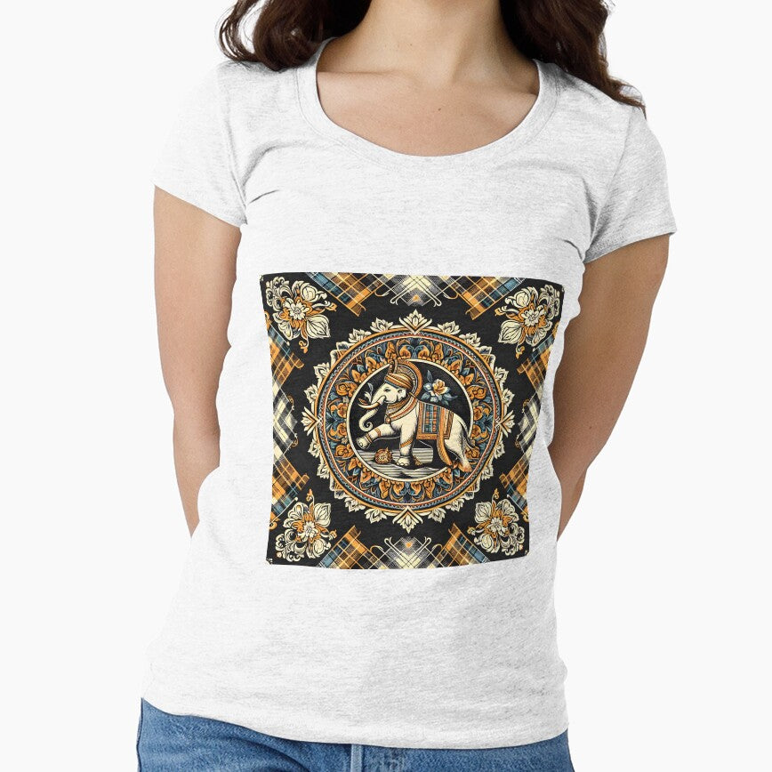 Elephant and Rose  : from Egyape artists (5th design) by egyape ⭐⭐⭐⭐⭐