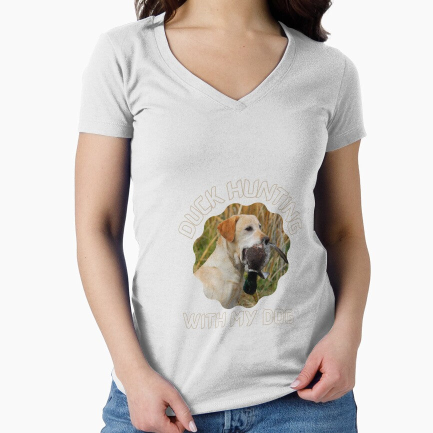 Duck hunting with my dog, - duck hunting by K.M. Creations