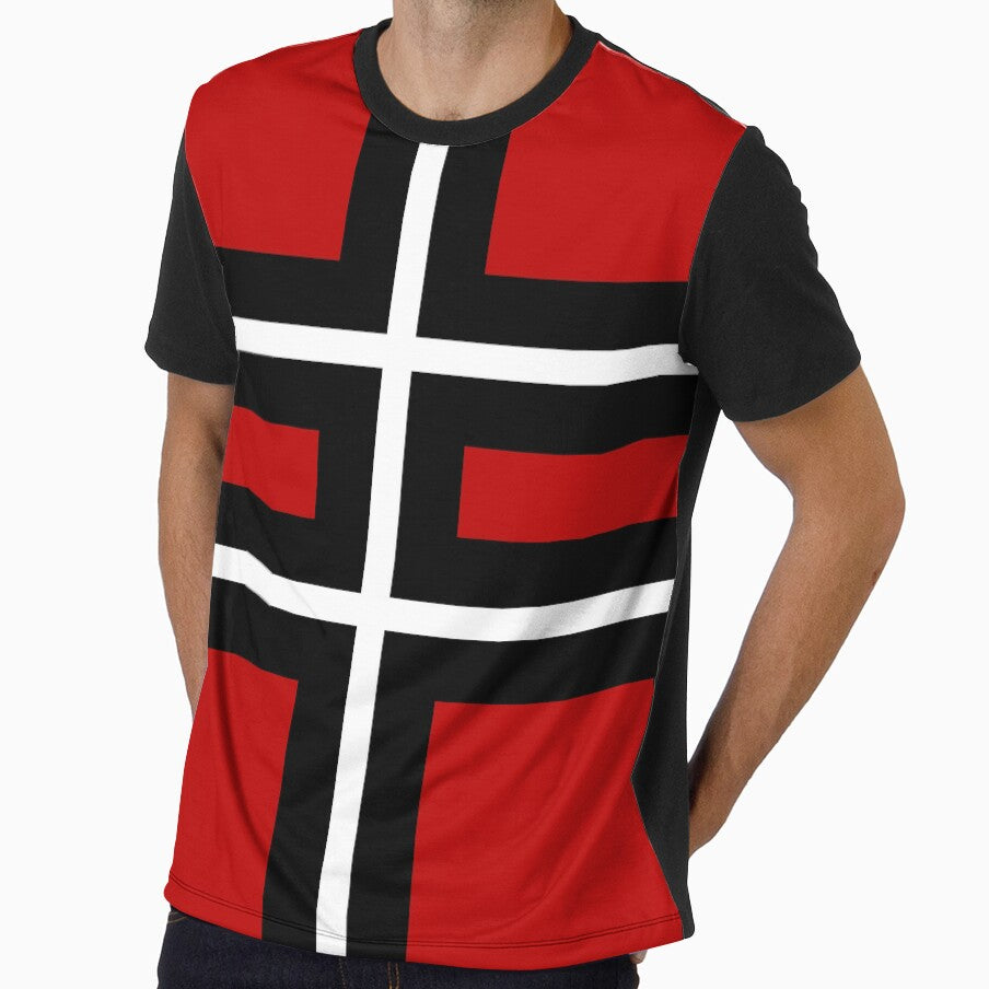 Cross: White on Black 3 by AG Minimal Design