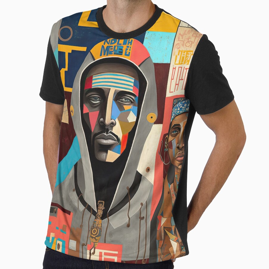 Hip Hop Mosaic 04 by inoculum-art