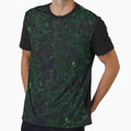 Black and Green Marble Pattern by royalblewitup